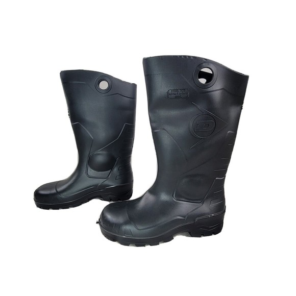 Dunlop Chesapeake Rain Boots Waterproof PVC Lightweight  Steel Toe  Mens Size 7 - Picture 3 of 8